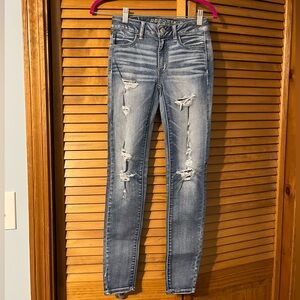 American Eagle ripped jeans